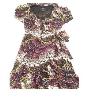 Girly/Flirty Jill Stuart Multicolor Wrap Dress